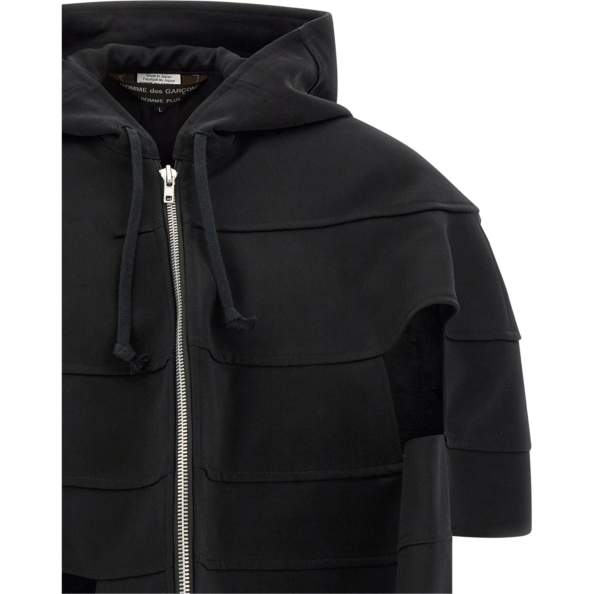 Black Wool Shell Jacket