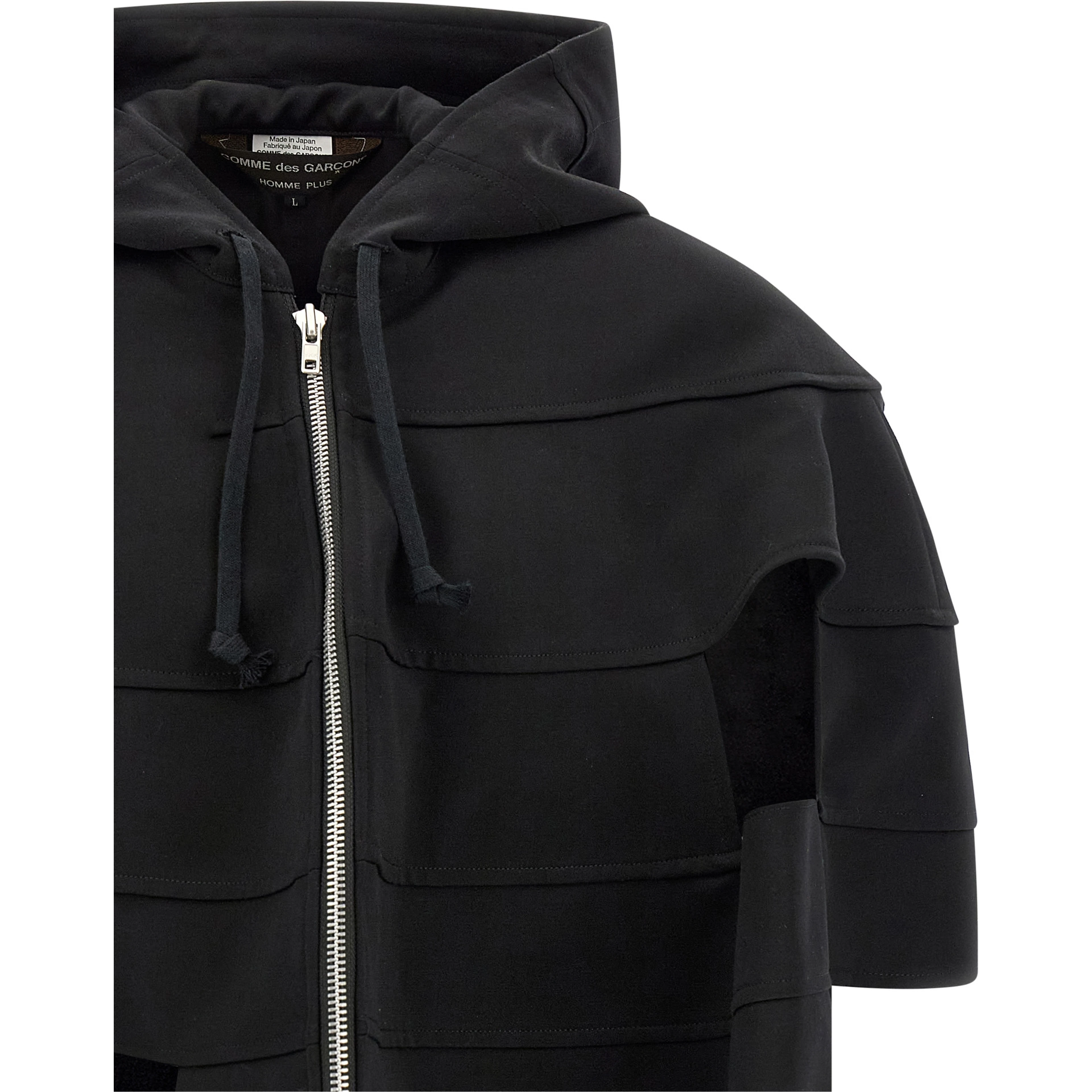 Black Wool Shell Jacket