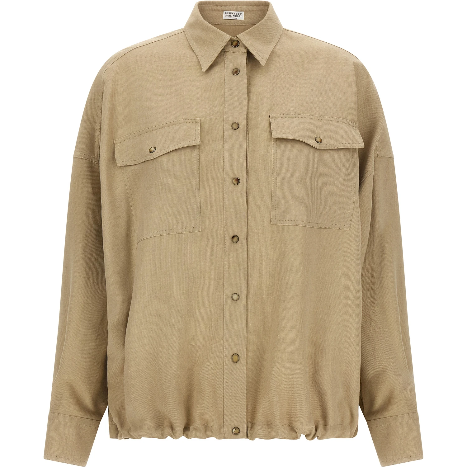 Beige Viscose Blouse