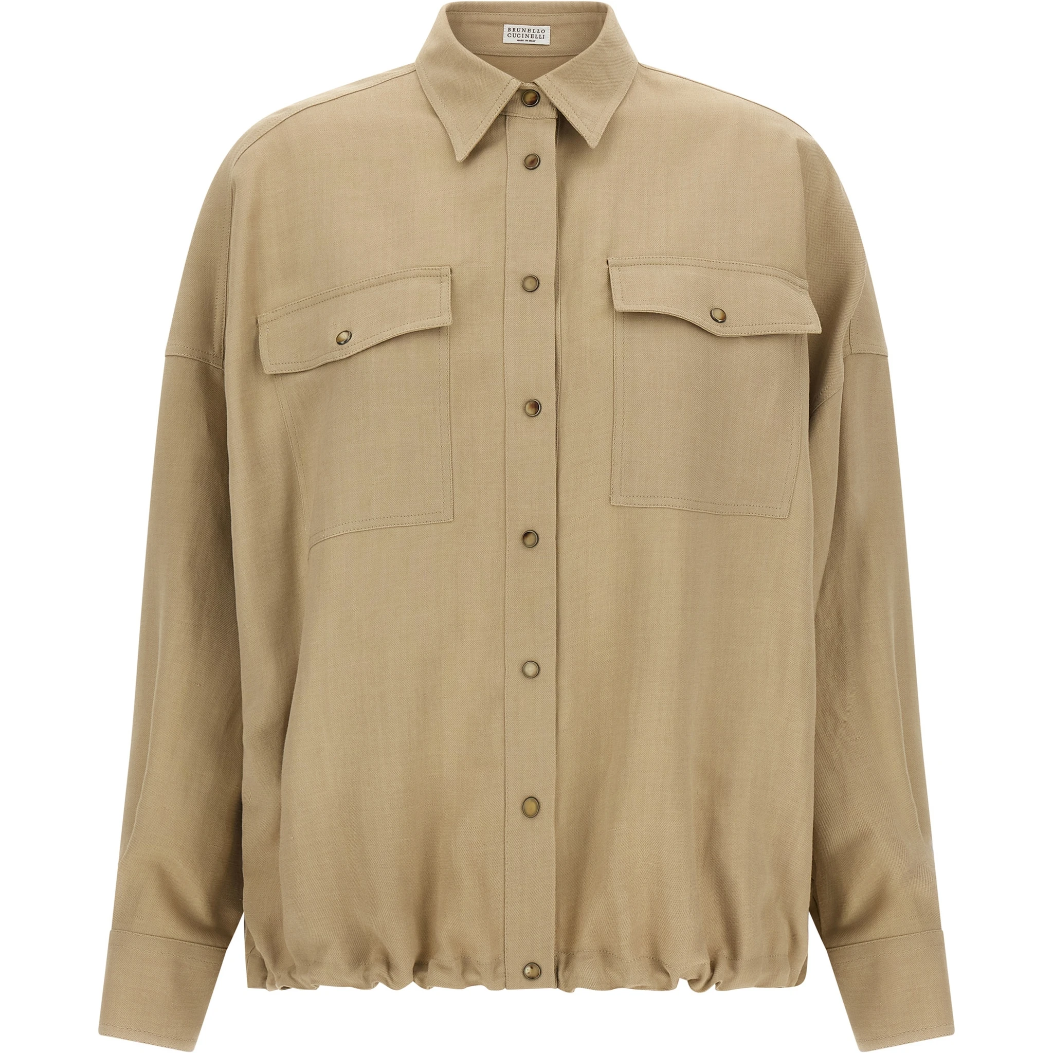 Beige Viscose Blouse