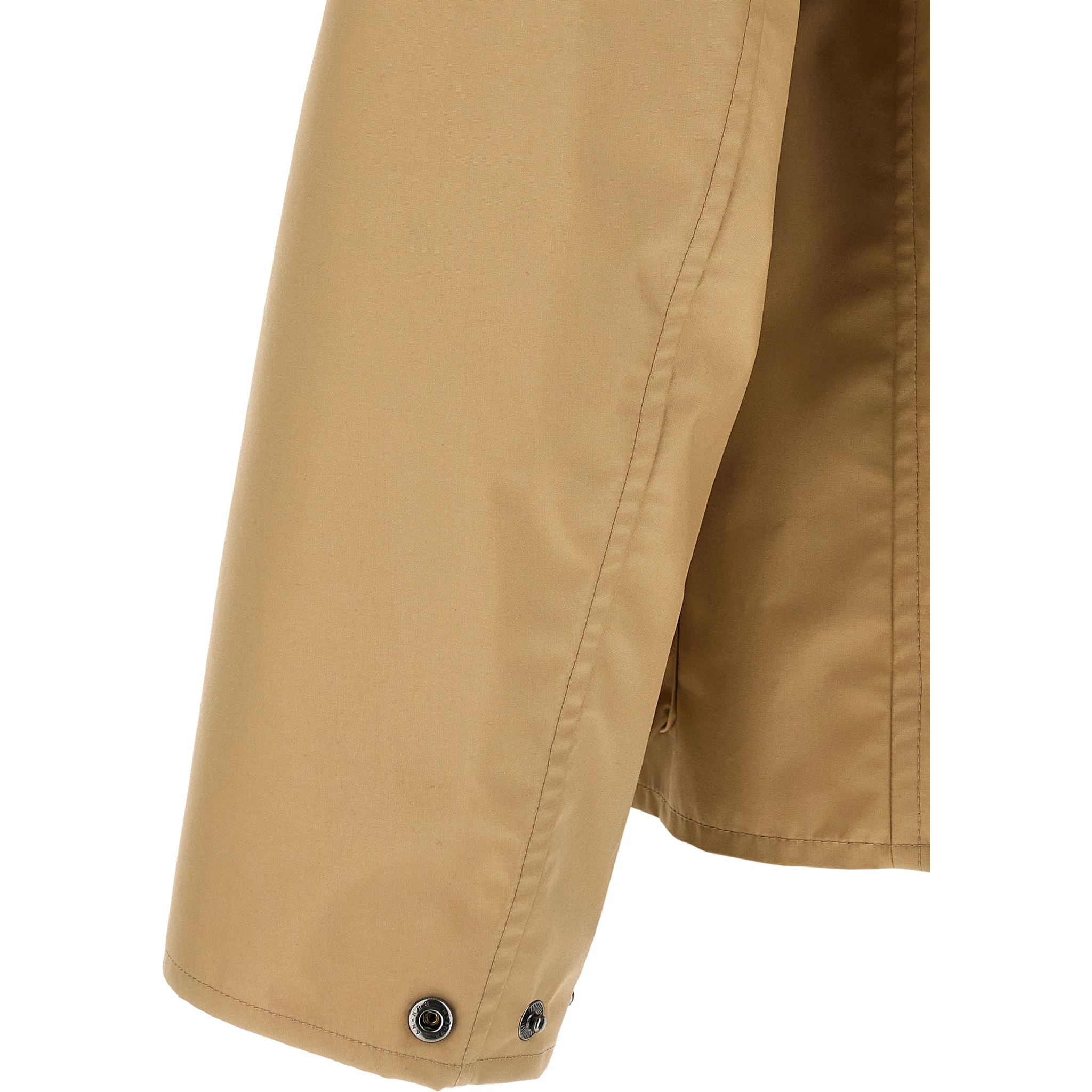 Beige Nylon Shell Jacket