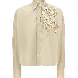 Beige Cotton Blouse