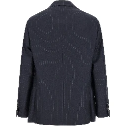 Blue Virgin Wool Blazer