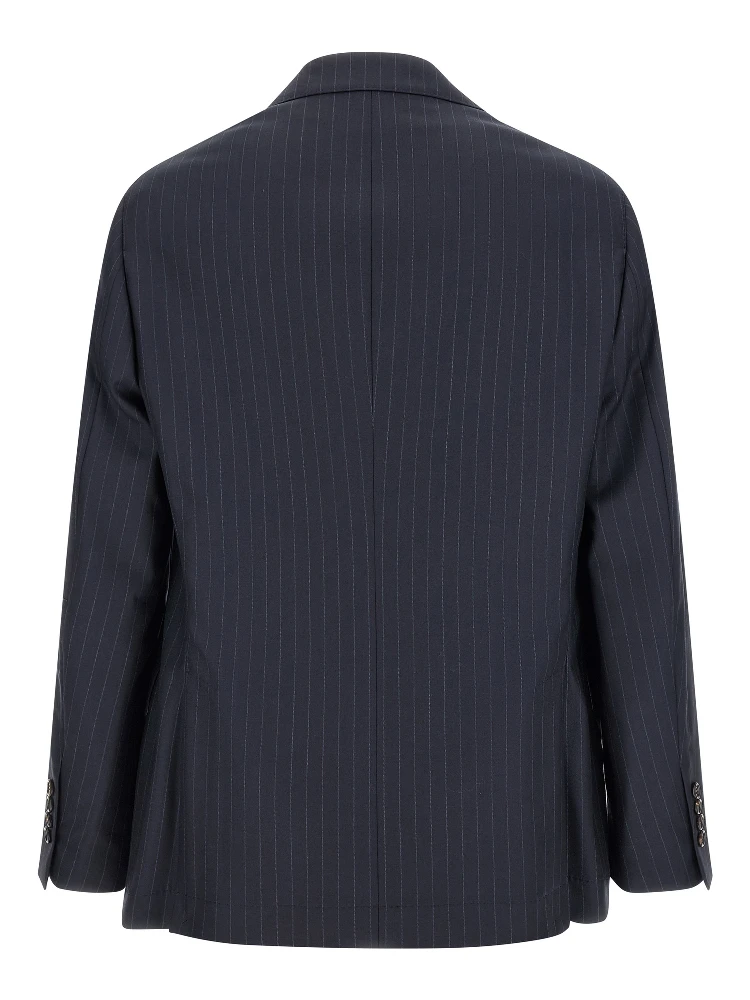 Blue Virgin Wool Blazer alternative
