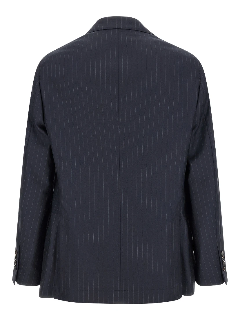 Blue Virgin Wool Blazer