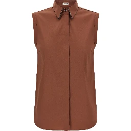 Brown Cotton Blouse