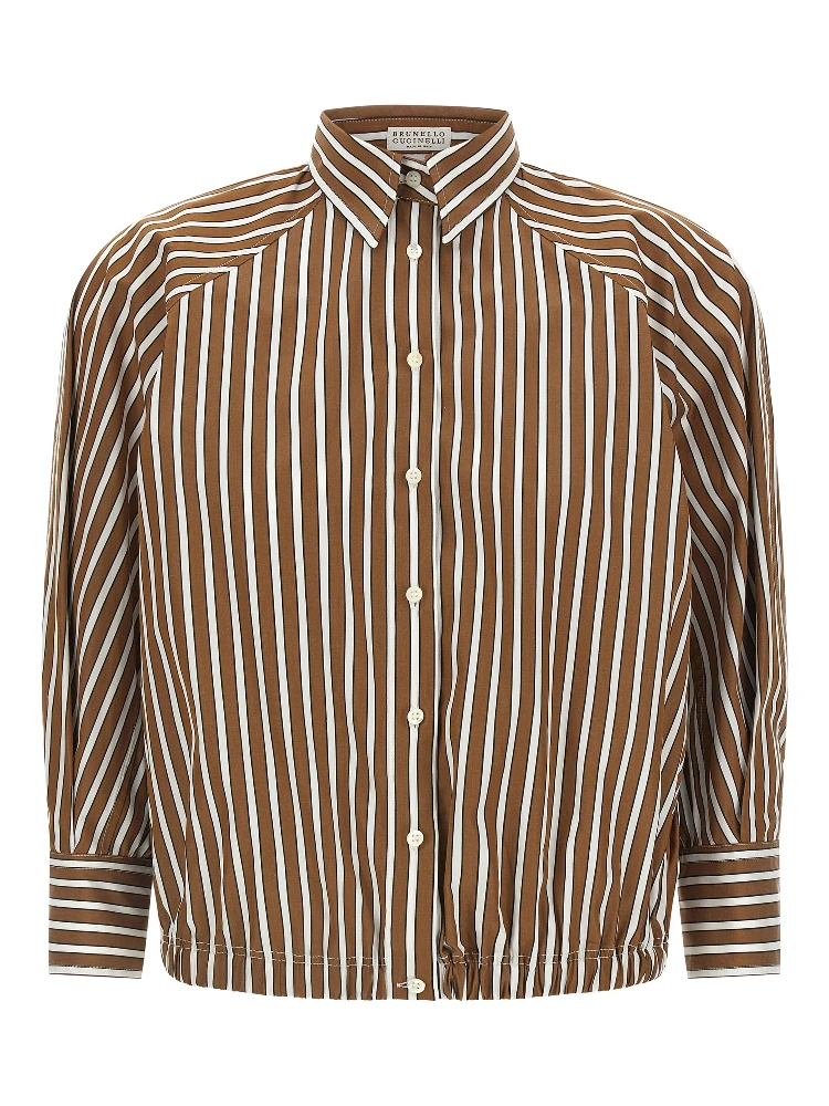 Brown Cotton Blouse