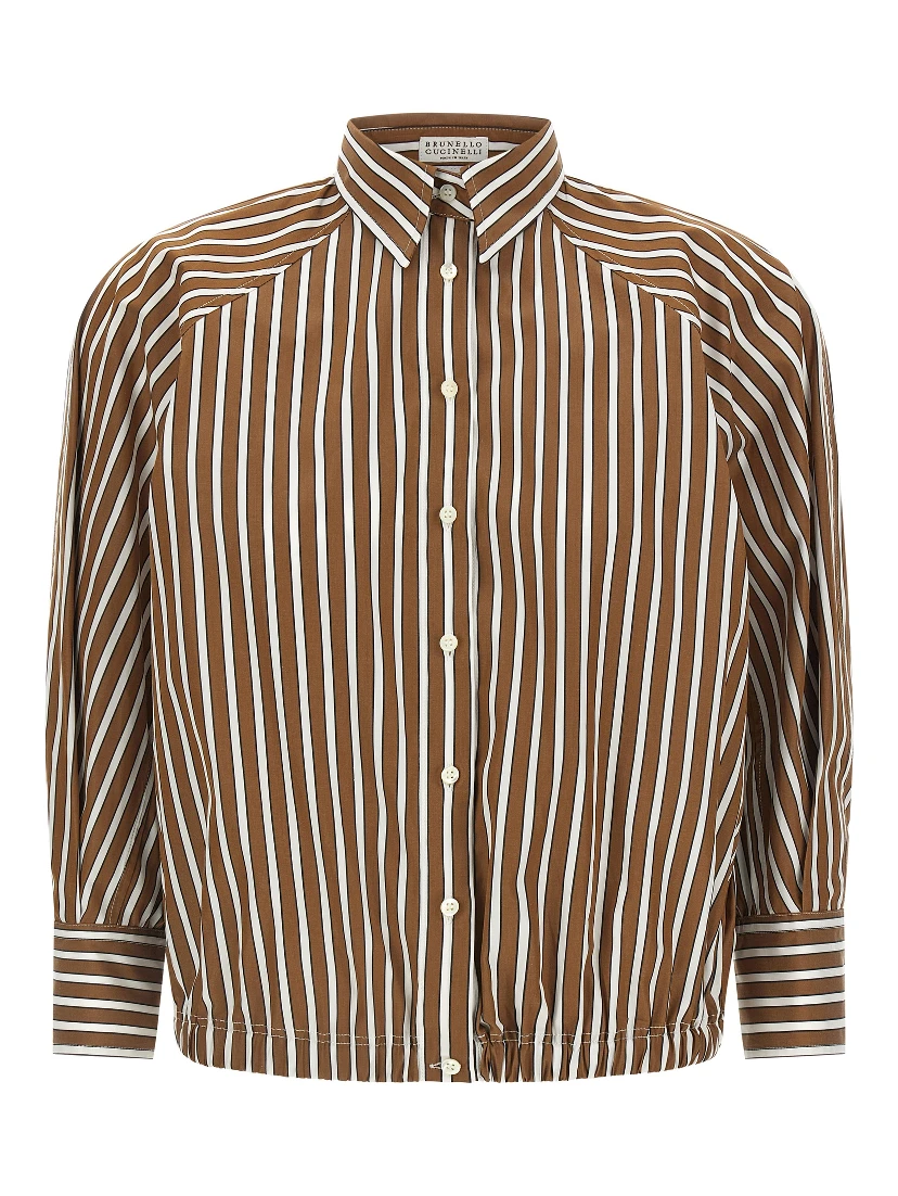 Brown Cotton Blouse