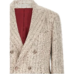 Gray Linen Blazer