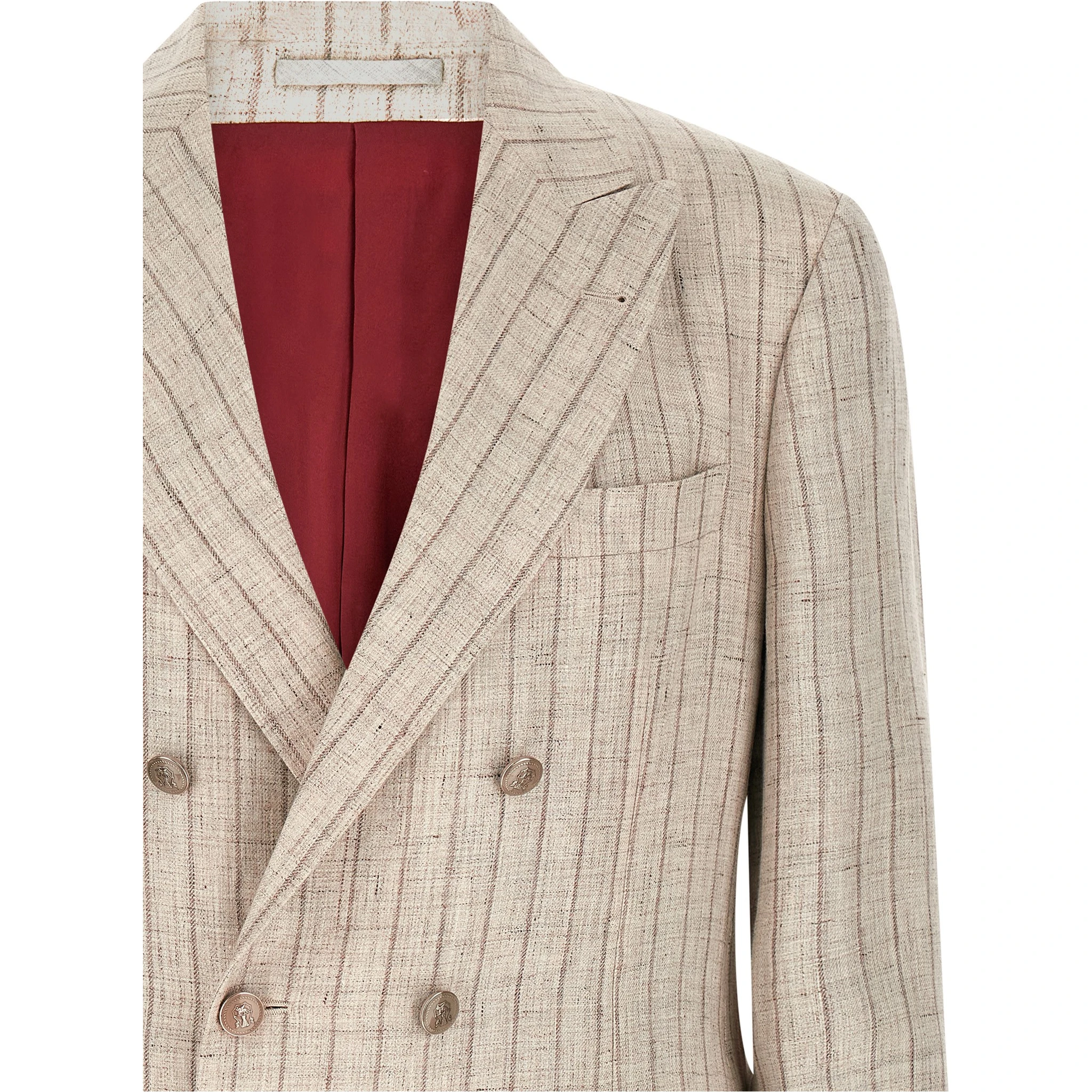 Gray Linen Blazer