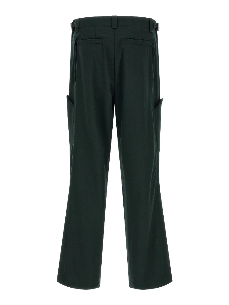 Bicolor Virgin Wool Casual Pants alternative