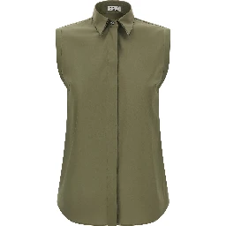 Bicolor Cotton Blouse