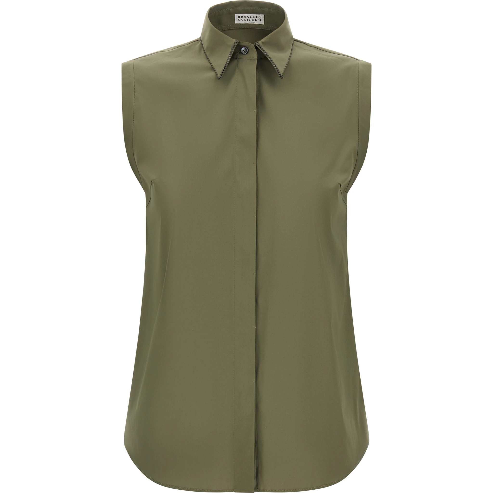 Bicolor Cotton Blouse