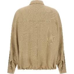 Beige Viscose Blouse