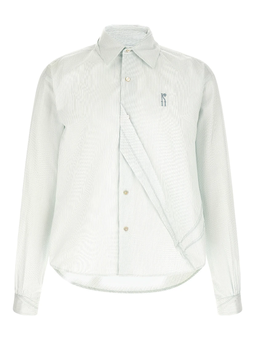 Bicolor Cotton Blouse