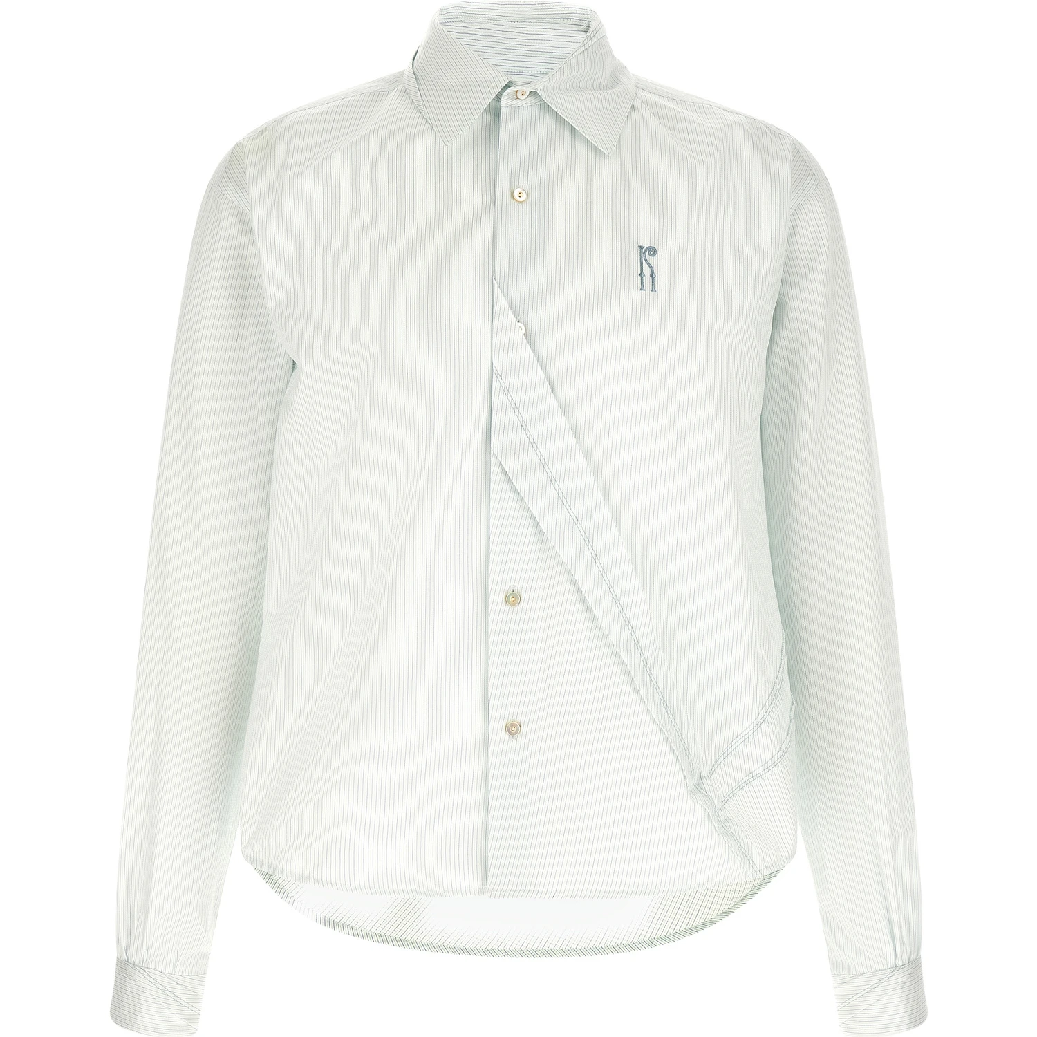 Bicolor Cotton Blouse