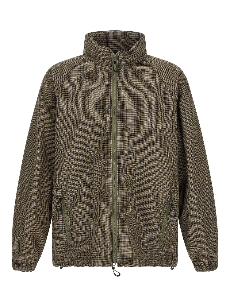 Bicolor Linen Shell Jacket
