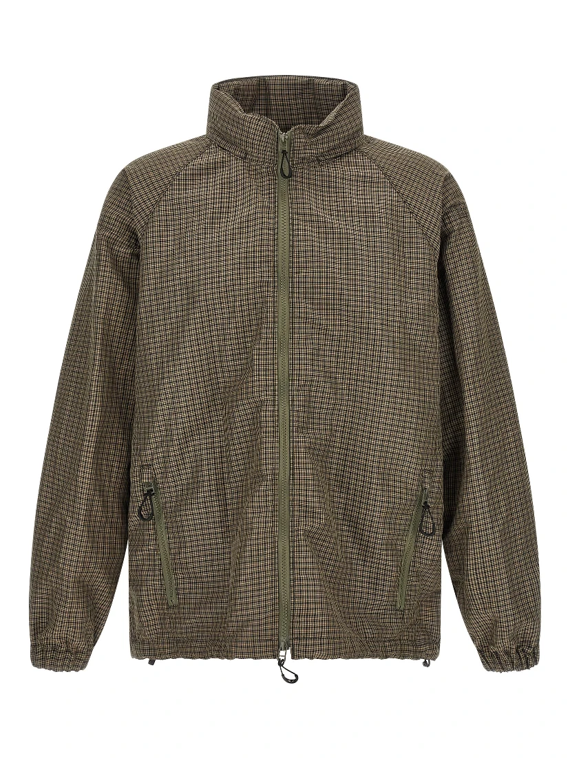 Bicolor Linen Shell Jacket