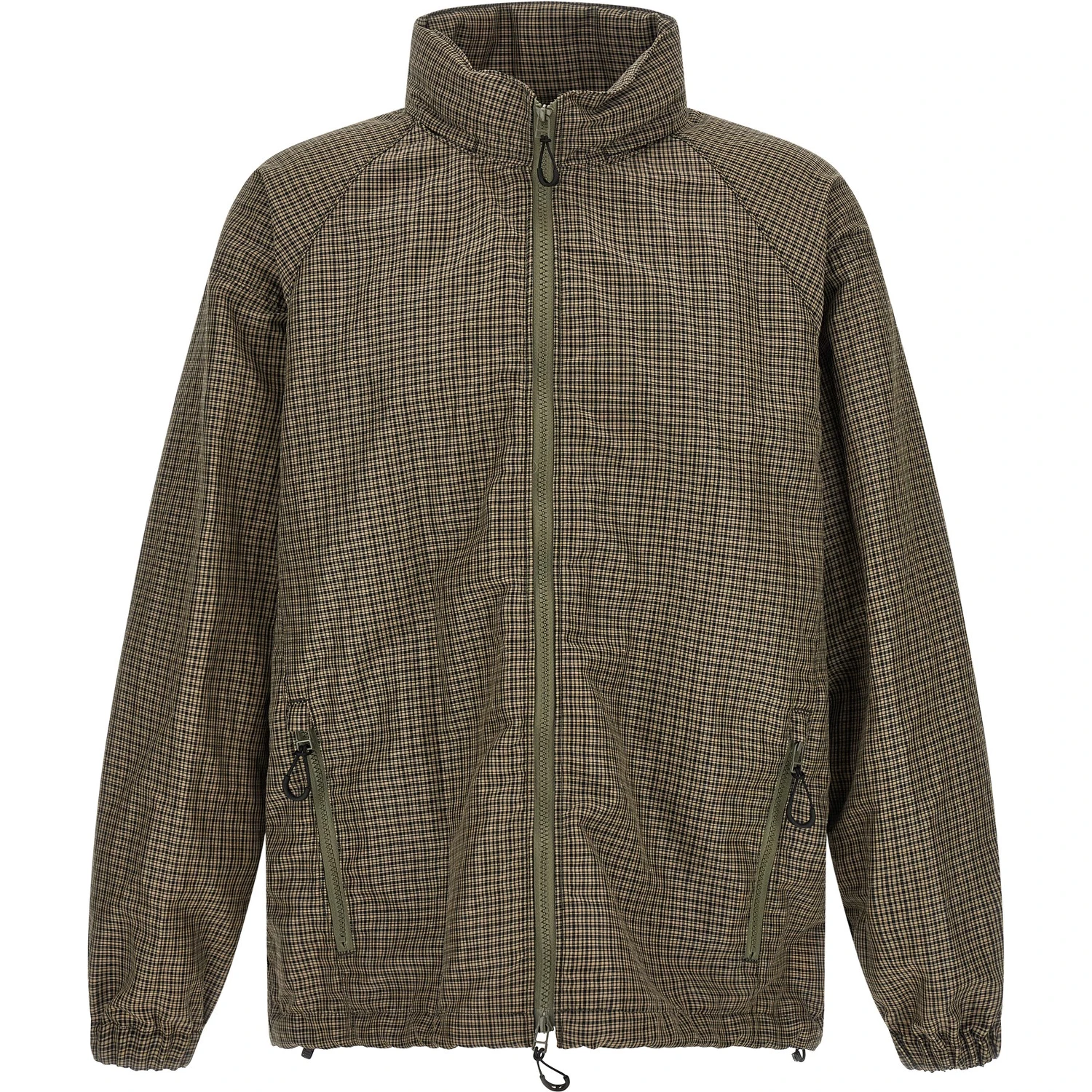 Bicolor Linen Shell Jacket
