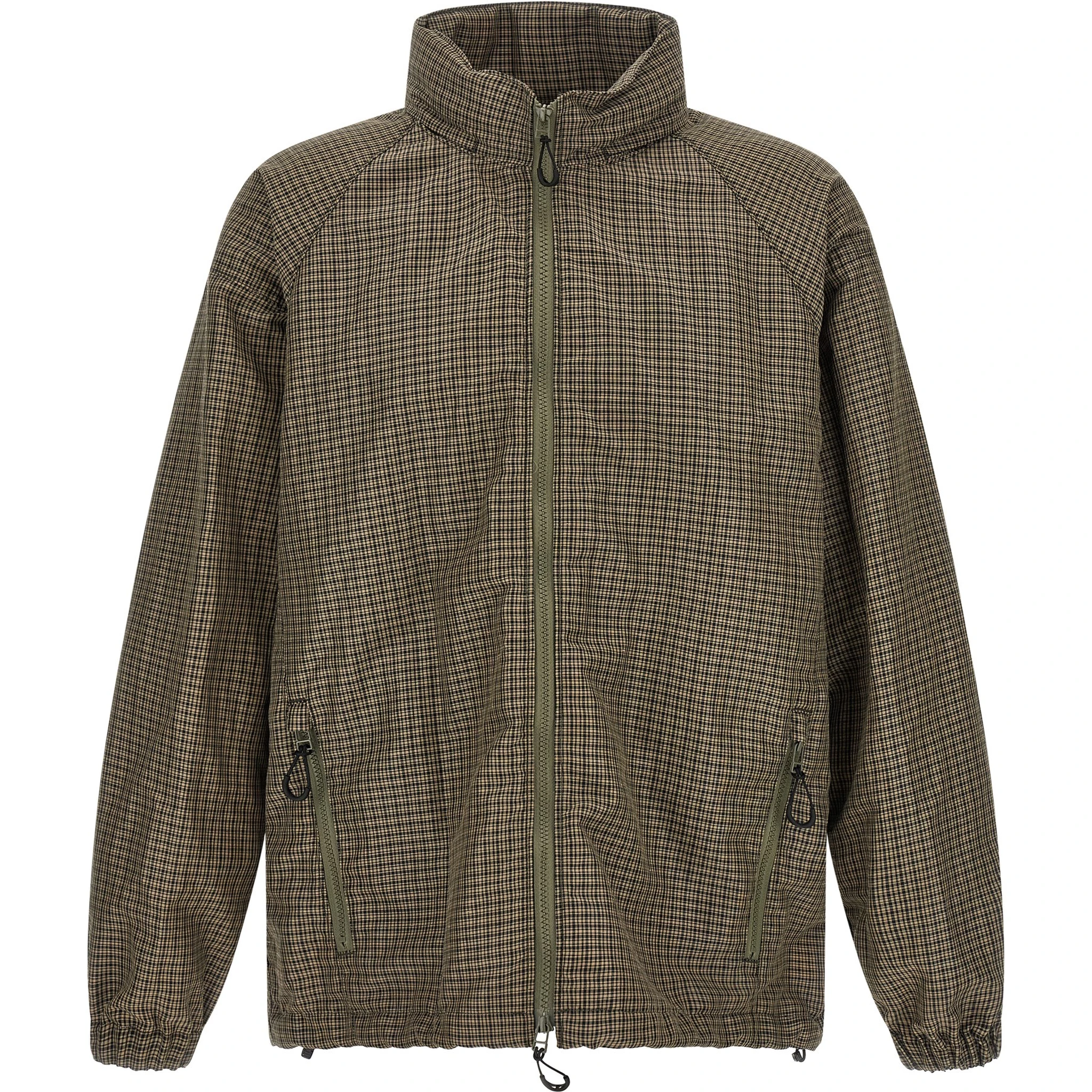Bicolor Linen Shell Jacket