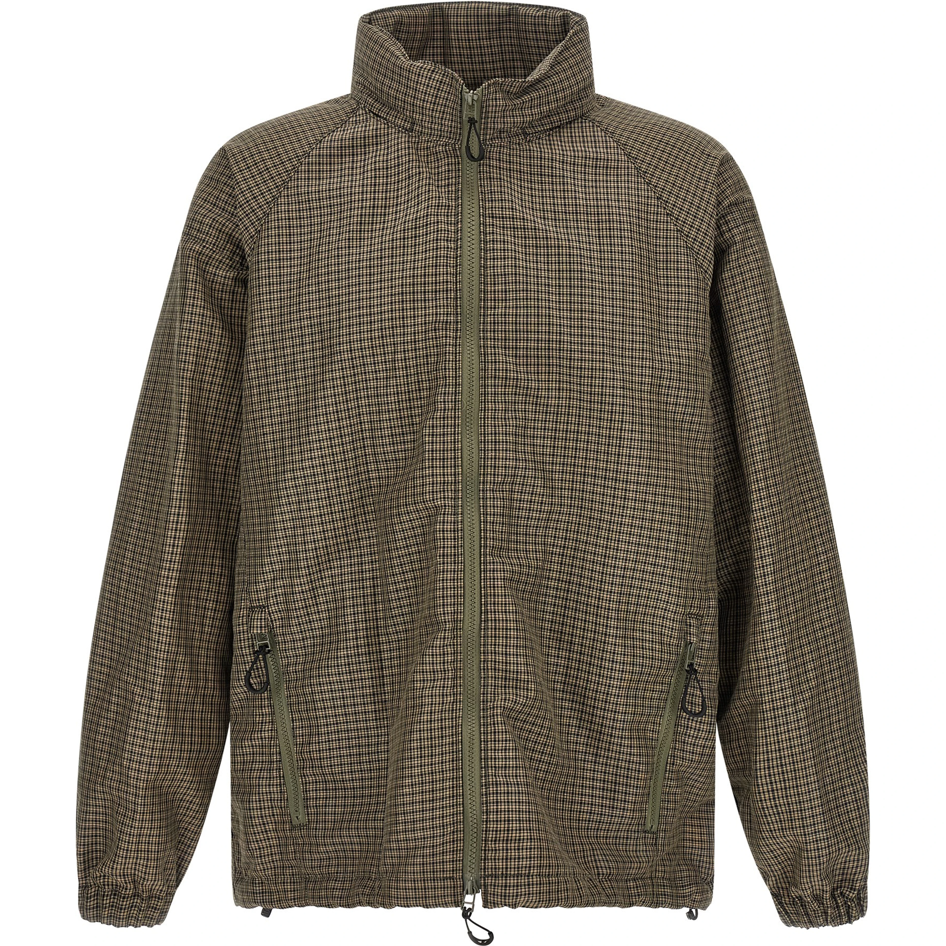 Bicolor Linen Shell Jacket