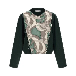 Multicolor Virgin Wool Shell Jacket