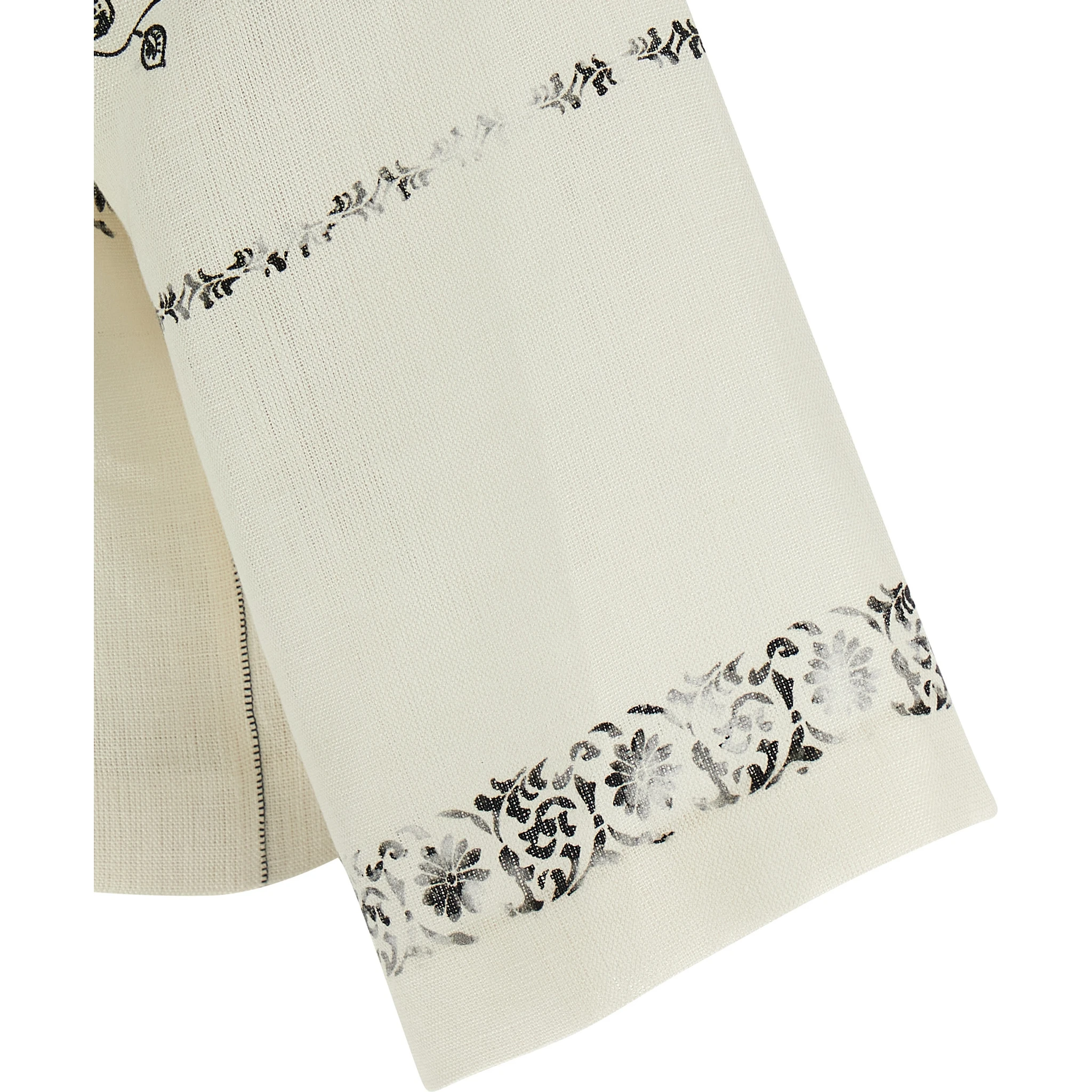 Bicolor Linen Blouse