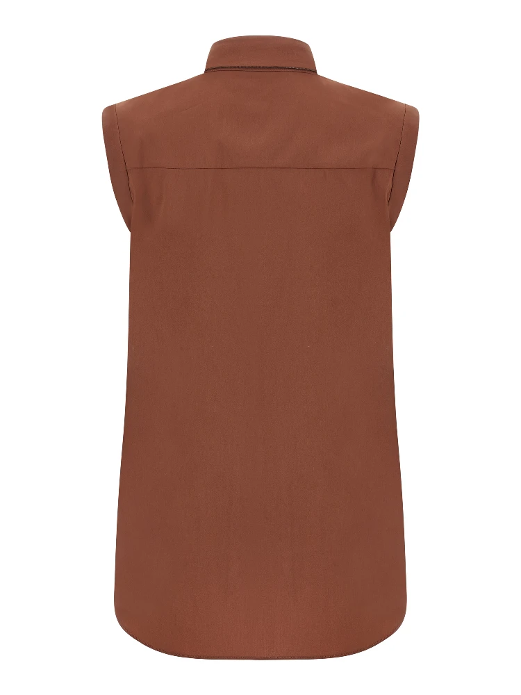 Brown Cotton Blouse alternative