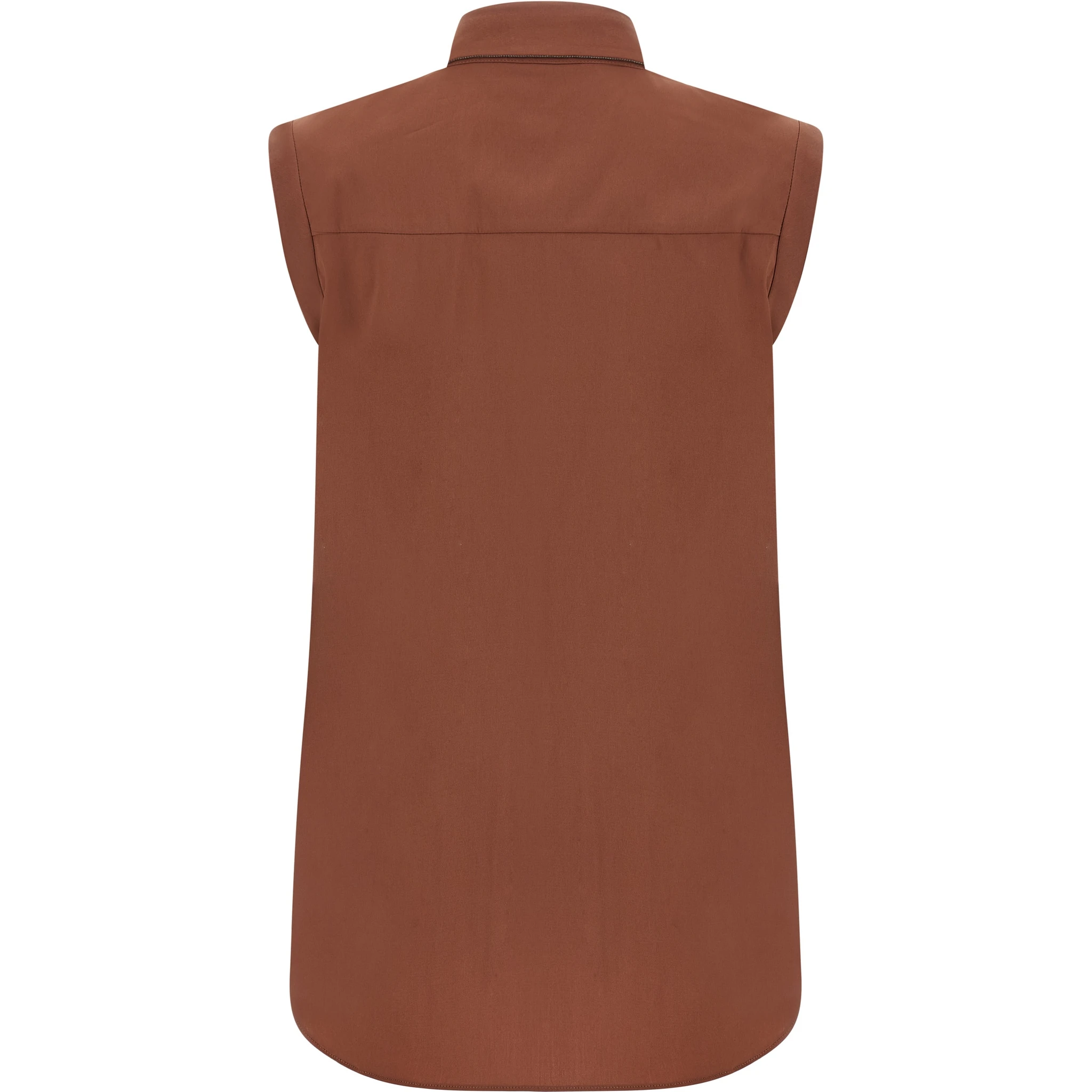 Brown Cotton Blouse