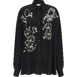 Black Polyester Blouse