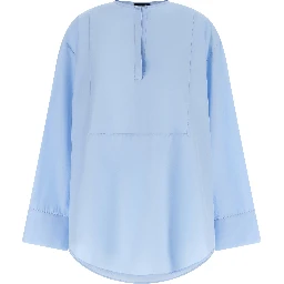 Blue Cotton Blouse