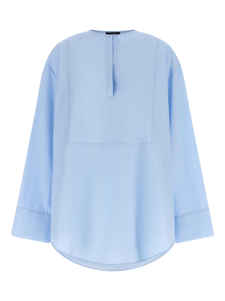 Blue Cotton Blouse