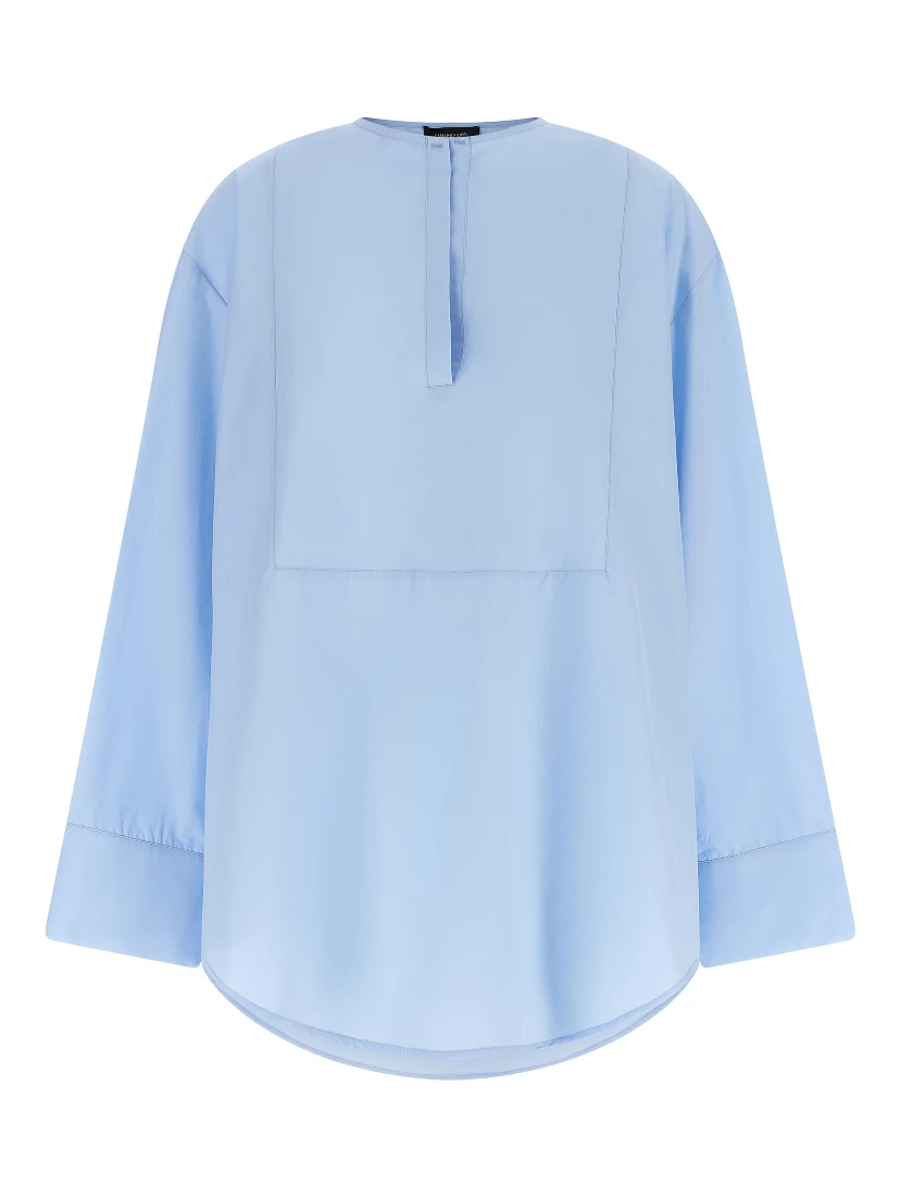 Blue Cotton Blouse
