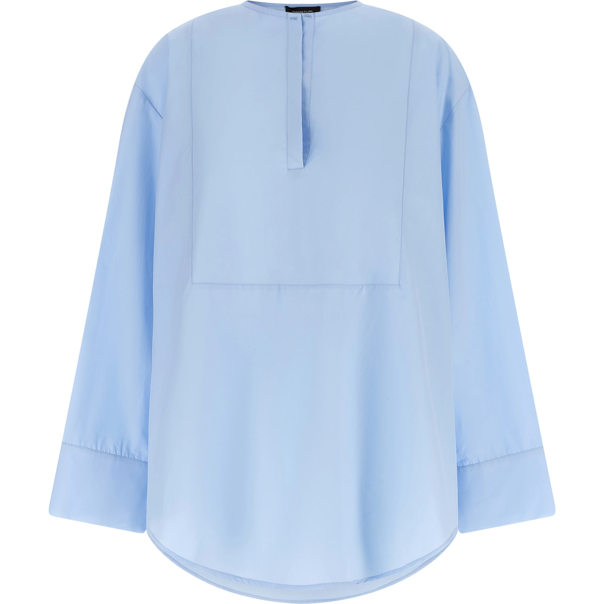 Blue Cotton Blouse