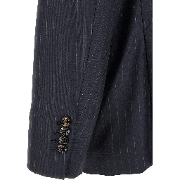 Blue Virgin Wool Blazer