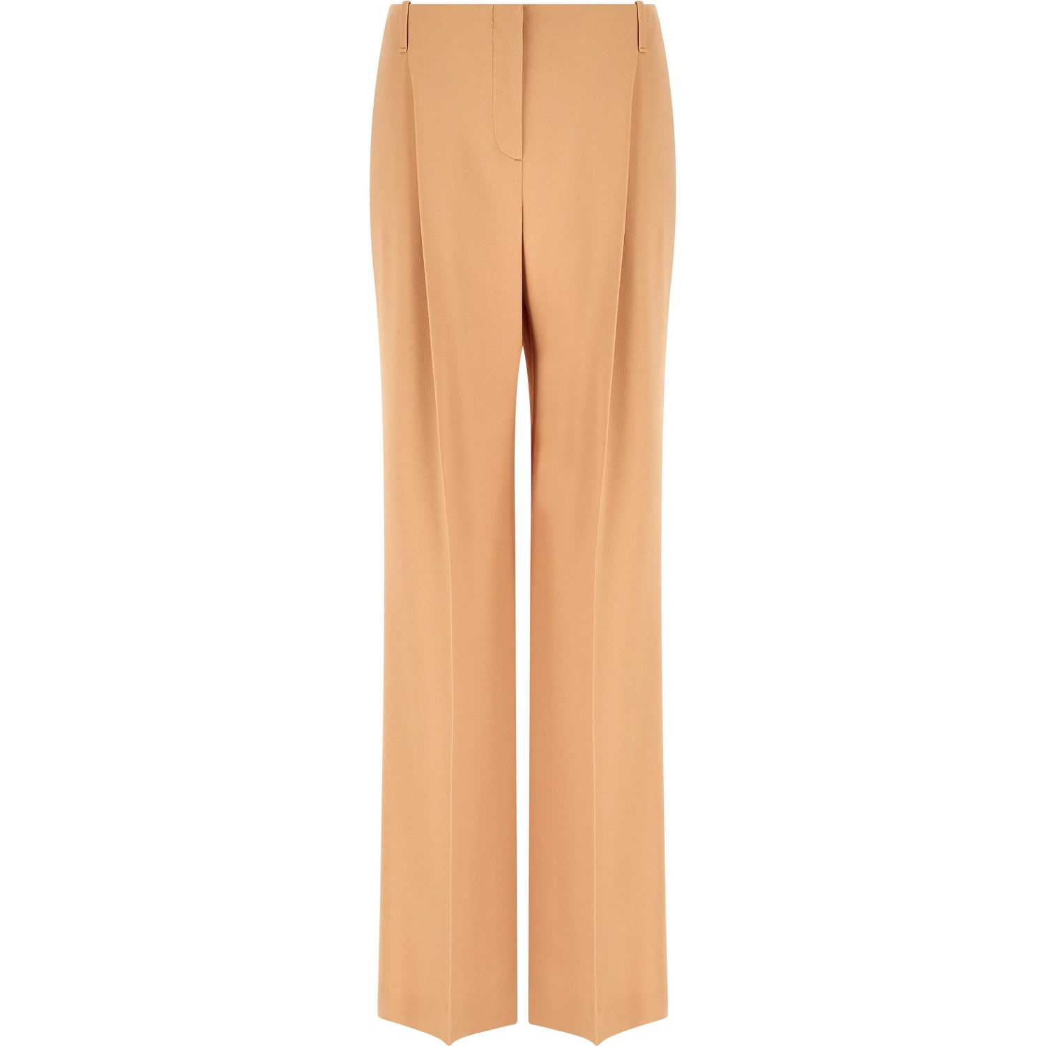 Beige Acetate Casual Pants