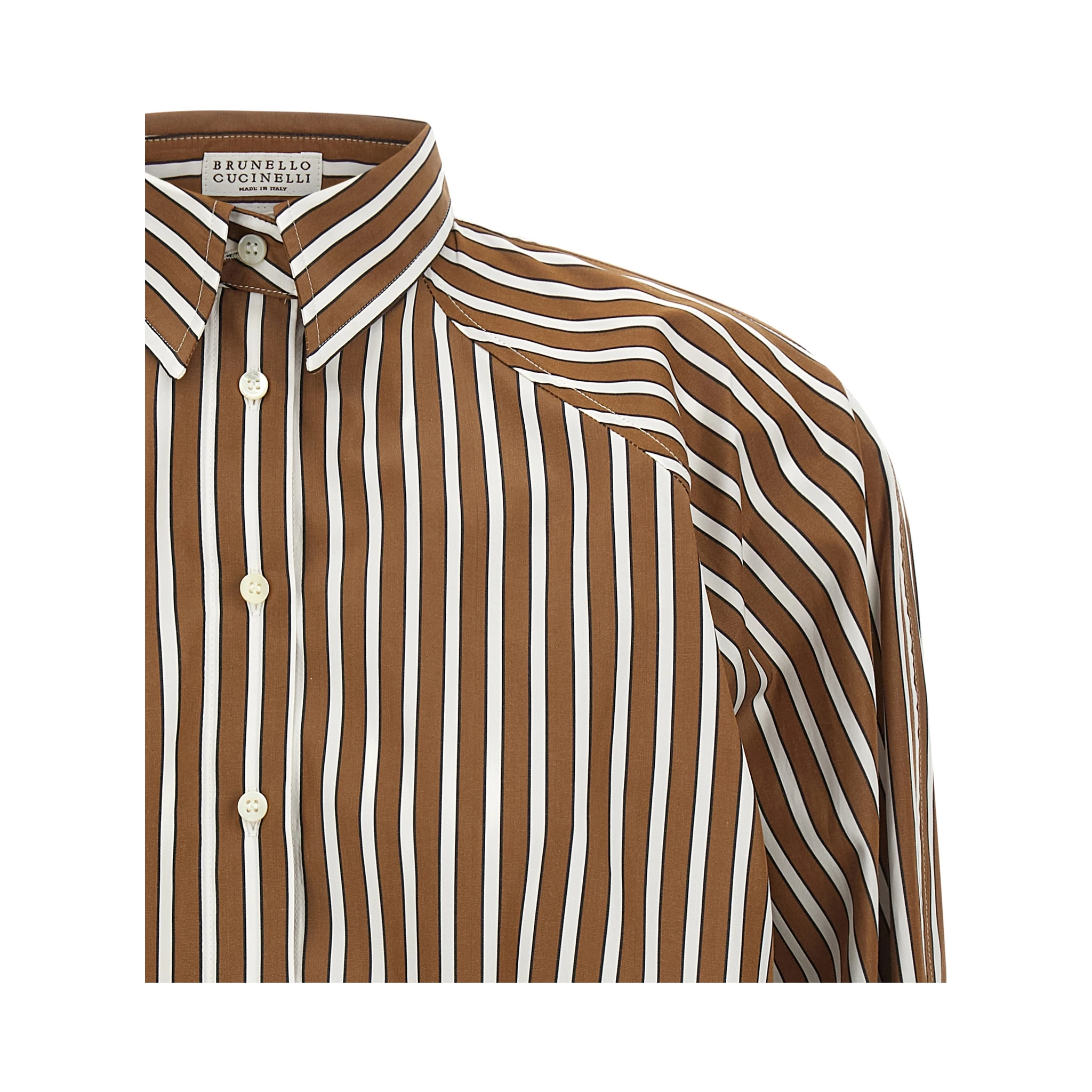 Brown Cotton Blouse