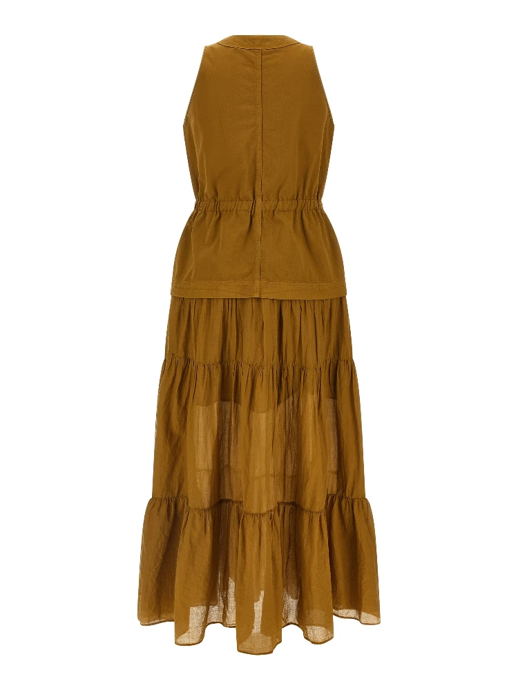 Brown Cotton Long Dress alternative