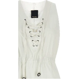 White Cotton Long Dress