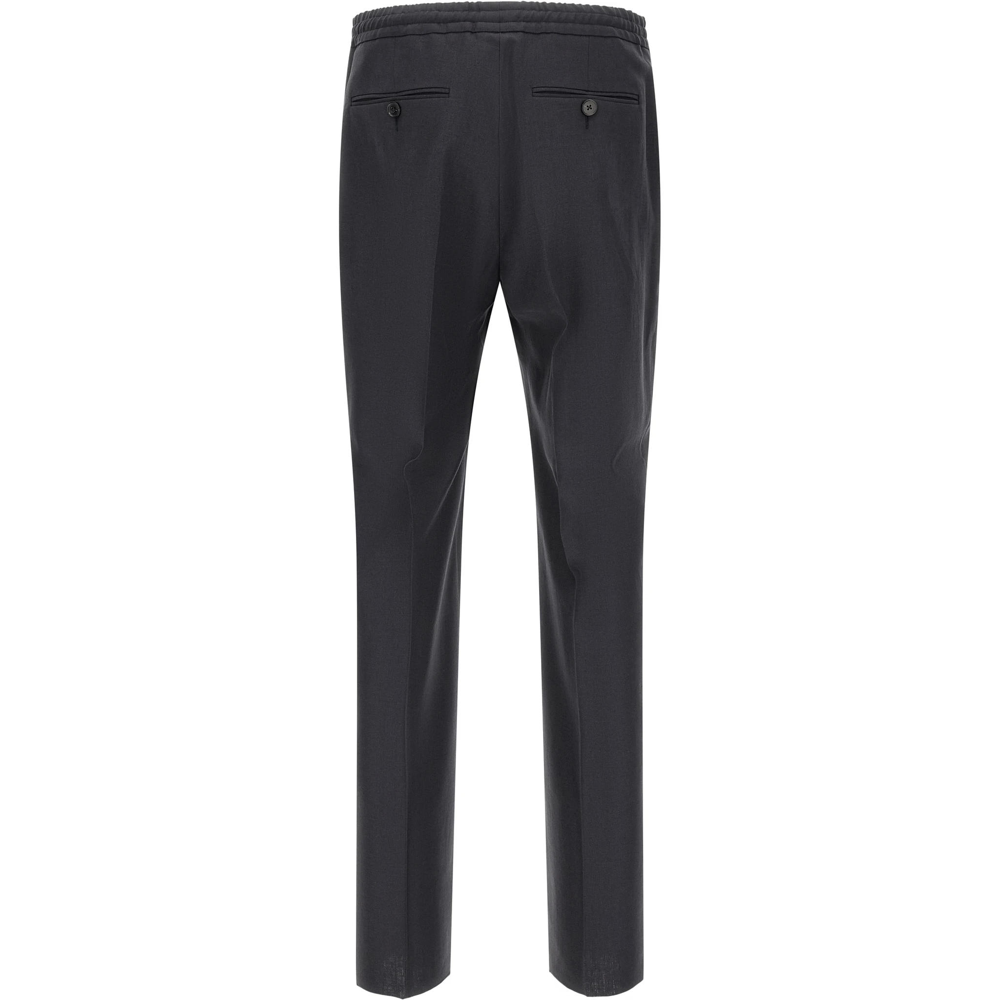 Blue Linen Dress Pants
