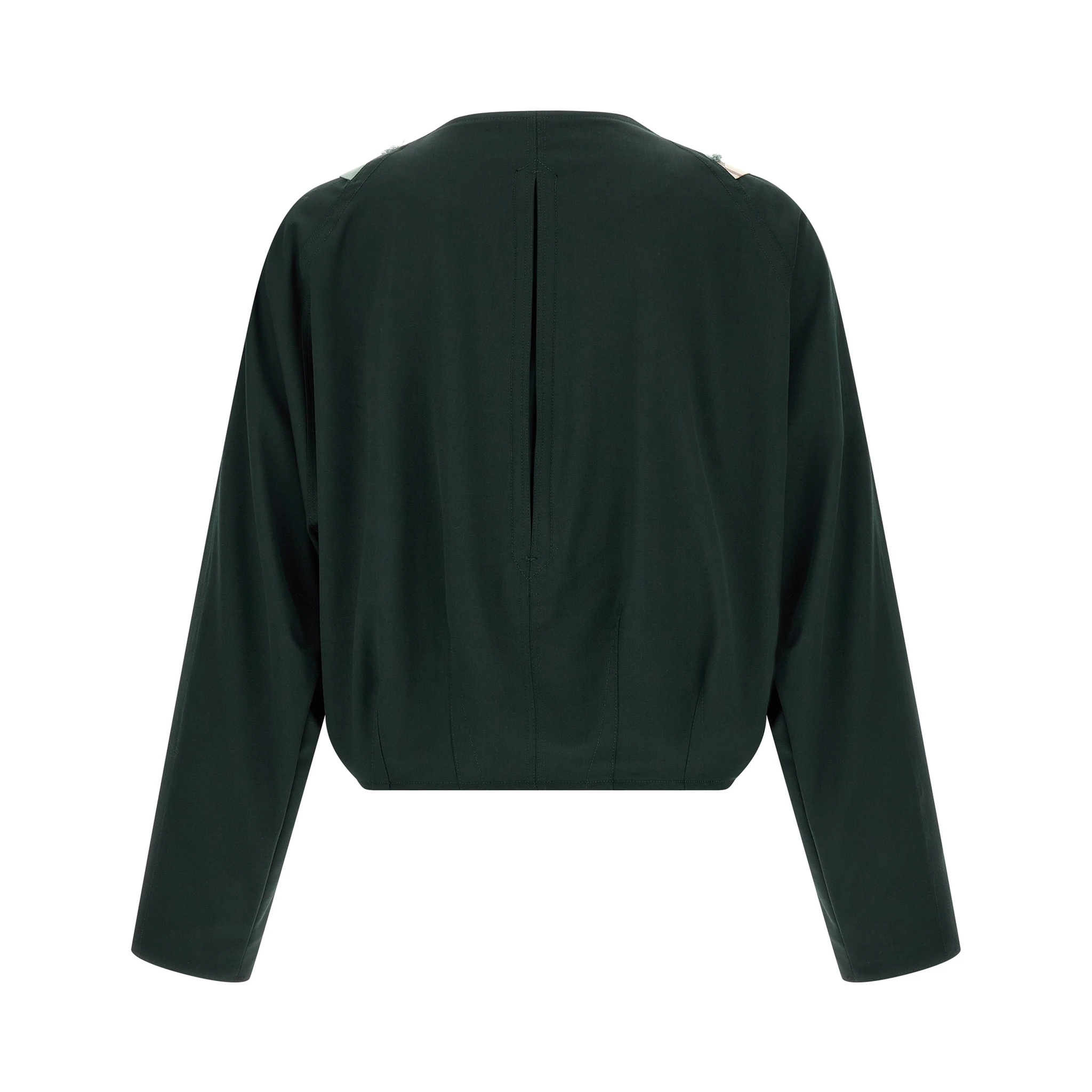 Multicolor Virgin Wool Shell Jacket