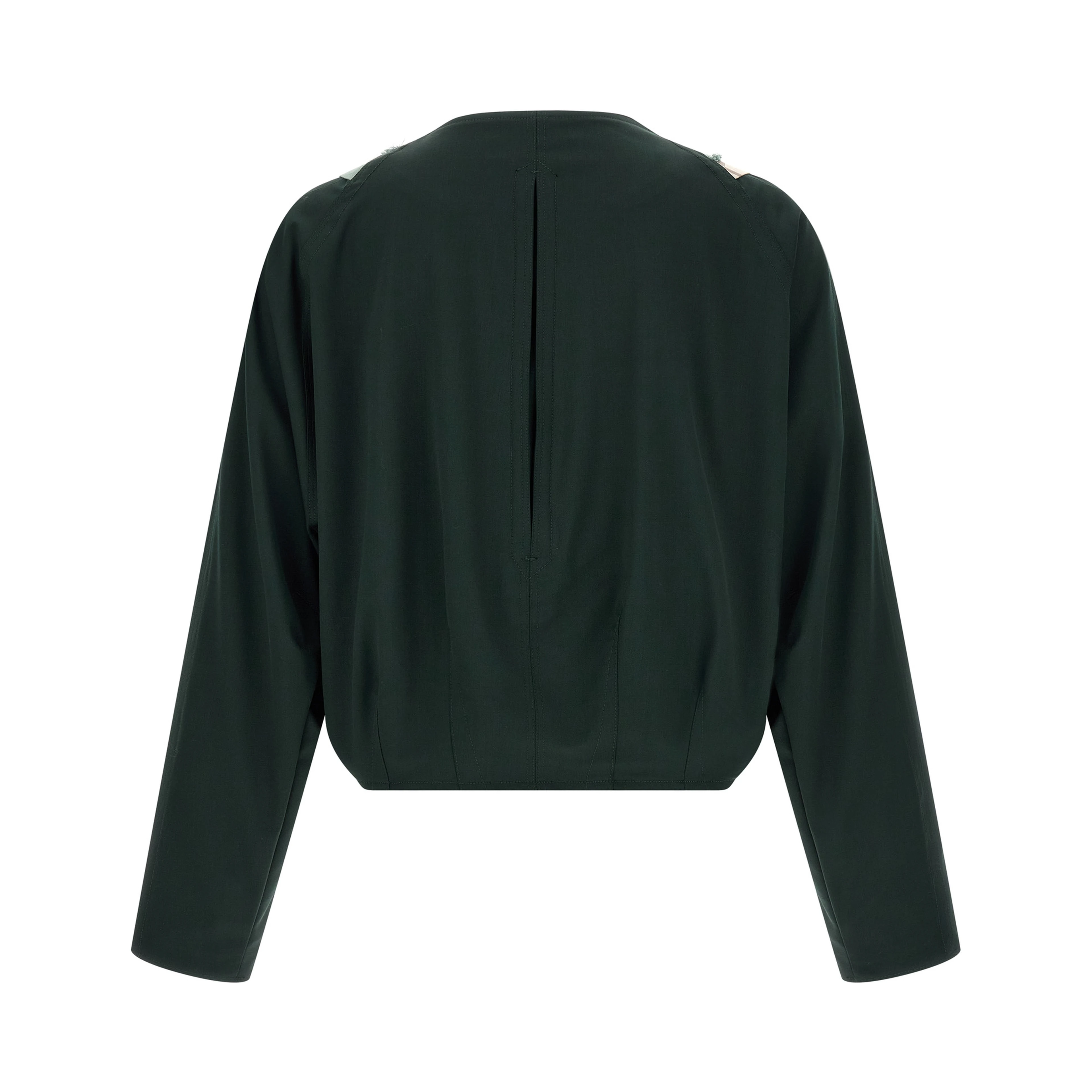 Multicolor Virgin Wool Shell Jacket