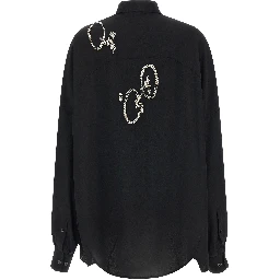 Black Polyester Blouse