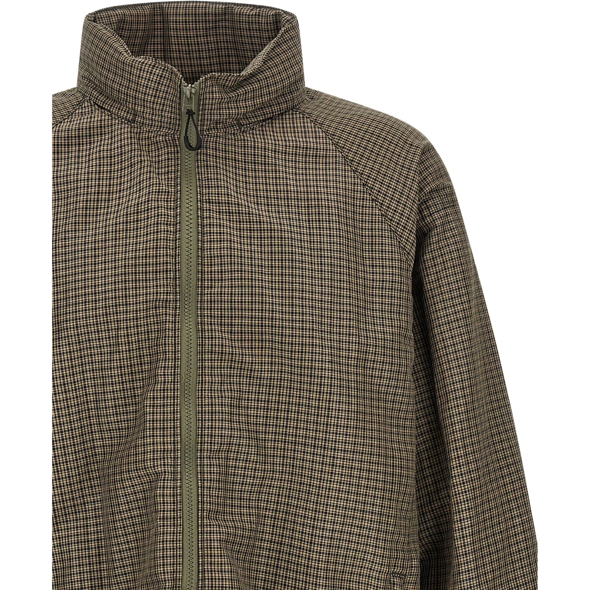 Bicolor Linen Shell Jacket