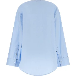 Blue Cotton Blouse