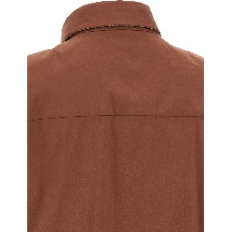 Brown Cotton Blouse