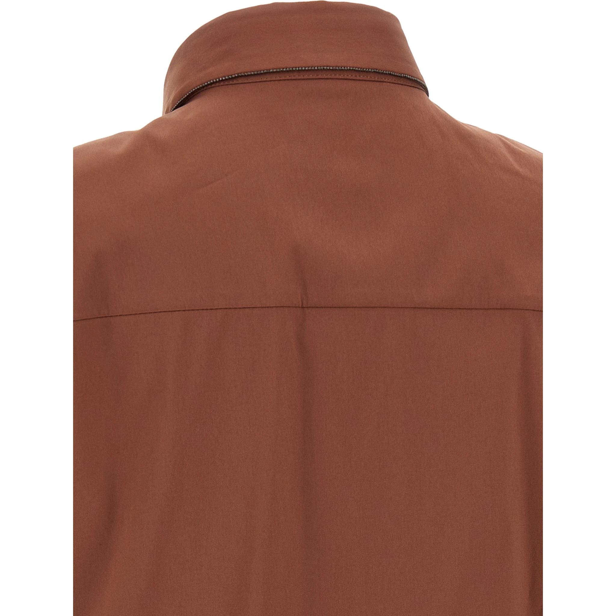 Brown Cotton Blouse