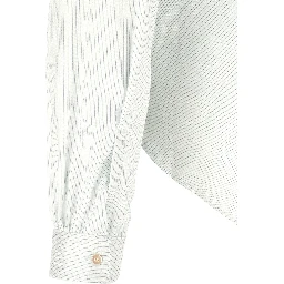 Bicolor Cotton Blouse