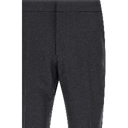 Blue Linen Dress Pants