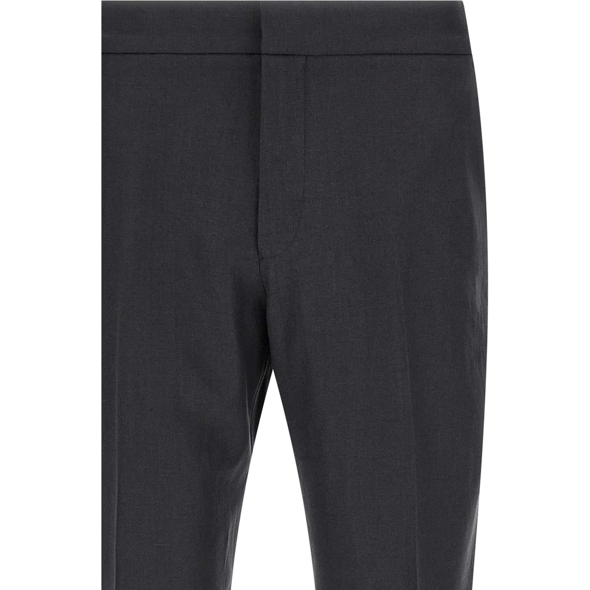 Blue Linen Dress Pants